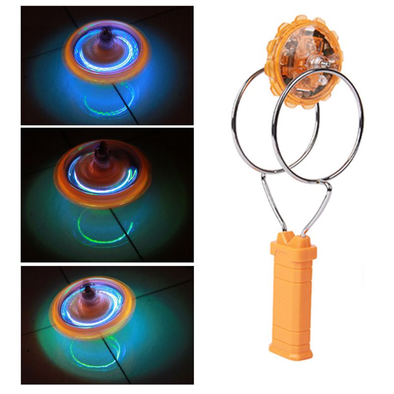 Magnetic Gyro Wheel LED Flashing Spinning Top