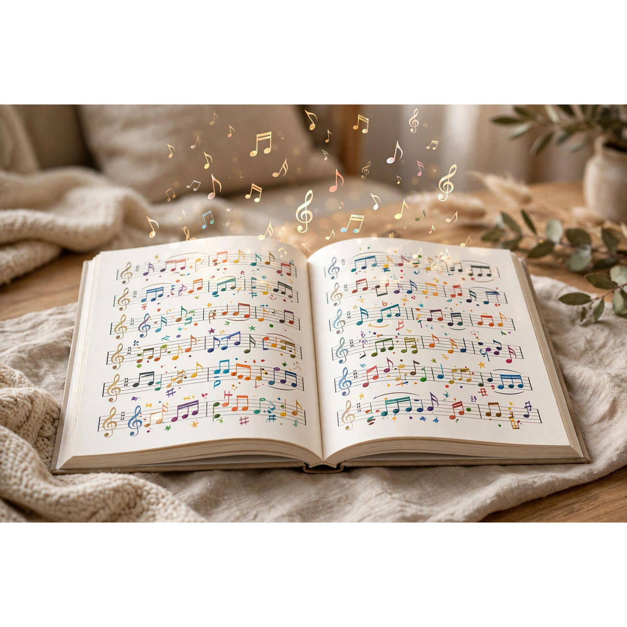 Playgo Music Play Book Battery-Operated Learning Book — in use