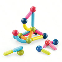 Thumbnail for 42 Pieces DIY 3D Model Magnetic Stick and Ball Construction Set