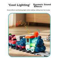 Thumbnail for Magnetic Train Track Set With Light And Sound