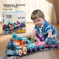 Thumbnail for Magnetic Train Track Set With Light And Sound