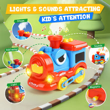 Dinosaur Train Track Series Electric Rail Car Set With Smoke Effect