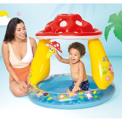 Mushroom Sunshade Inflatable Baby Swimming Pool