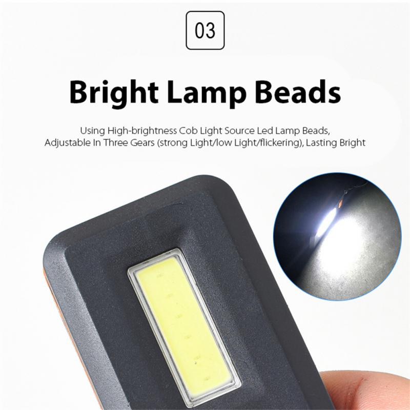 Portable Mini COB LED Keychain
