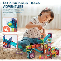 107Pcs Magnetic Tiles Block Set