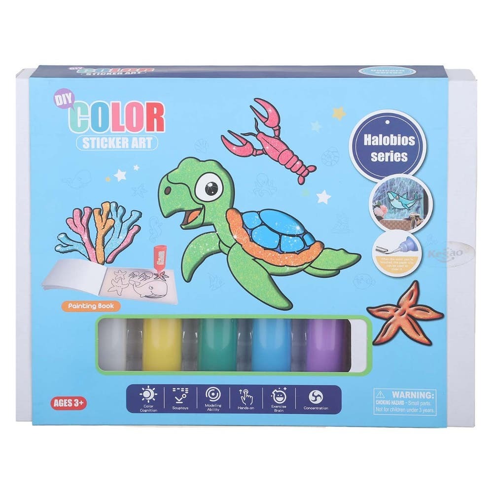 Rainbow Adventure - 10-Piece Multicolor Coloring Board Game