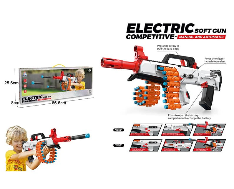 Automatic Soft Bullet Machine Gun Toy