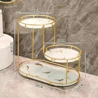 Thumbnail for 3-Tier Cosmetic Storage Rack High-End Metal Quality