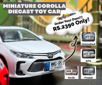 Thumbnail for Kinsmart Miniature Toyota Corolla Diecast Toy Car Scale 1:38