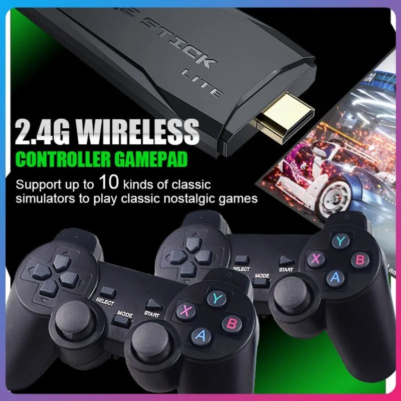 2.4G Wireless Controller Gamepad with 64GB memory Free