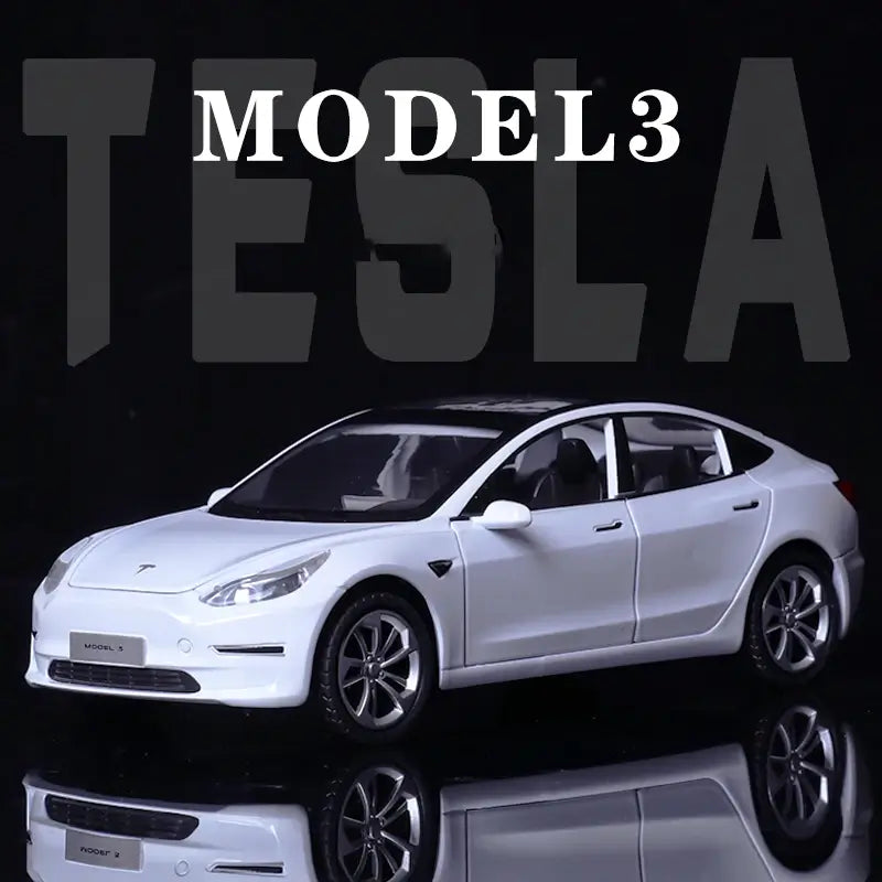 Diecast Tesla Model 3 1:24 Scale