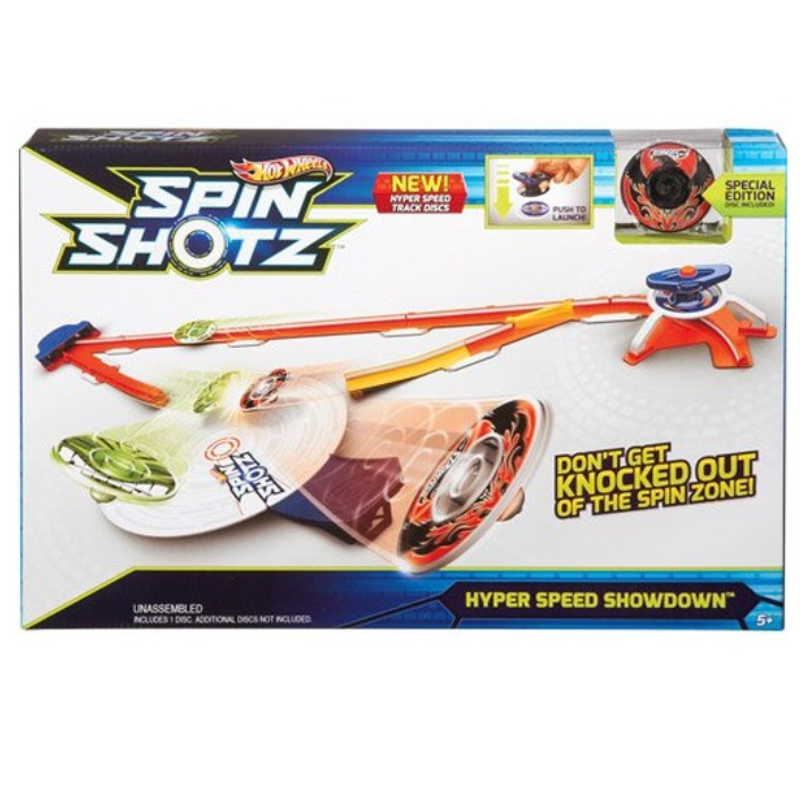 Hot Wheels Spin Shots Hyper Speed Showdown
