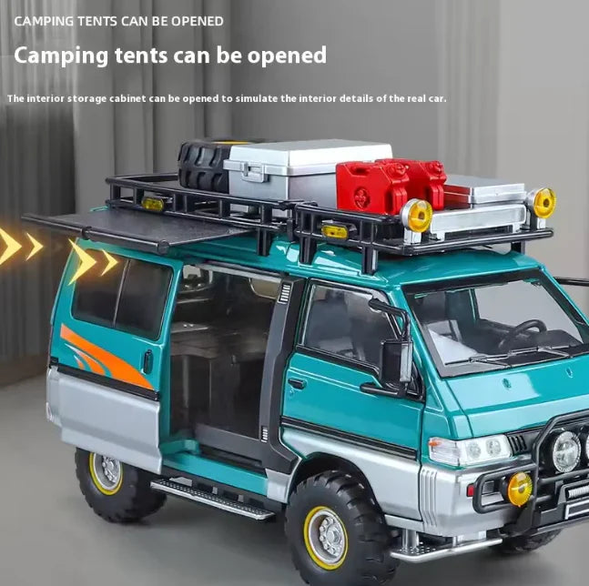 1:24 Diecast Mitsubishi Delica Camping Van