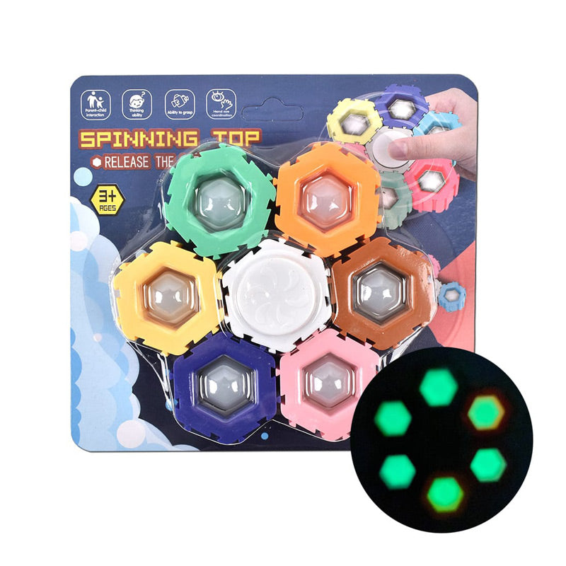 DIY Assembled Spinning Top Toy