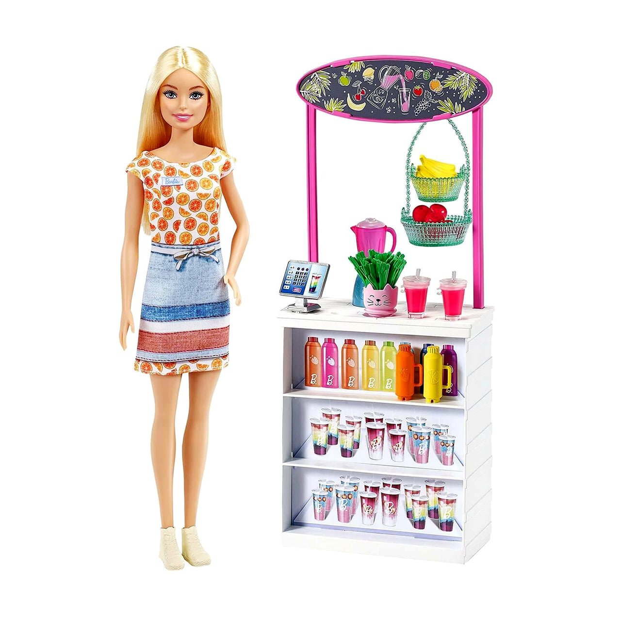 Barbie Smoothie Bar Doll Playset with Accessories