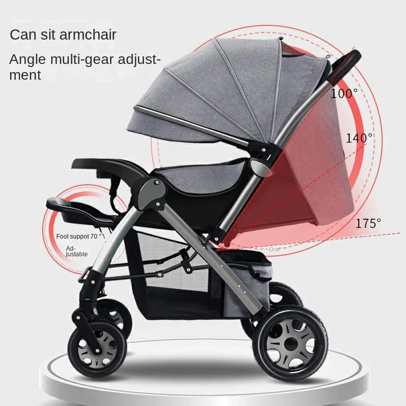 Luxuary Baby Stroler 3 in 1 High Chair