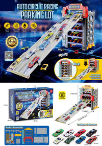 Thumbnail for Auto Circuit Racing Parking Lot with 8 Mini Cars (Without Battery)