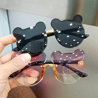 Thumbnail for Cute Bear Head Double Shaded Sunglasses For Boys & Girls Assortment