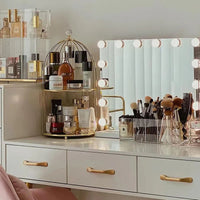 Thumbnail for Multi Layer Makeup Organizer In Metal Bird Cage Shape
