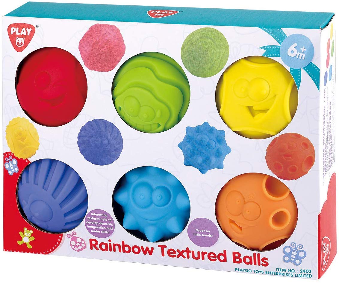 Playgo Rainbow Textured Ball