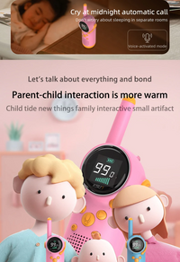 Thumbnail for 2 Pcs Long Range Kid Walkie Talkie
