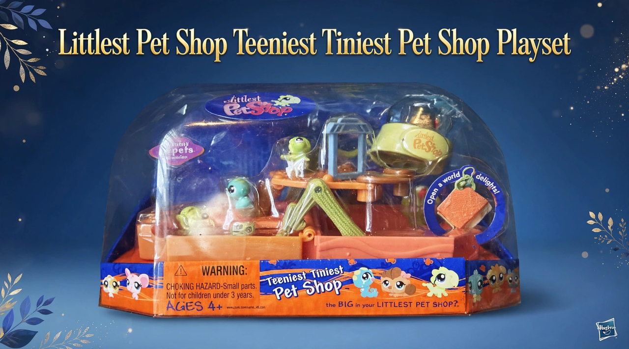 Hasbro Littlest Pet Shop Teeniest Tiniest Pet Shop Playset