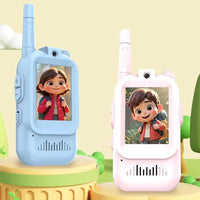 Thumbnail for 2Pcs Rechargeable Kids Video Walkie Talkie