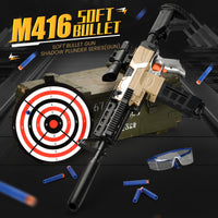 Thumbnail for M416 Foam Dart Blaster Toy Gun With Scope And Silencer