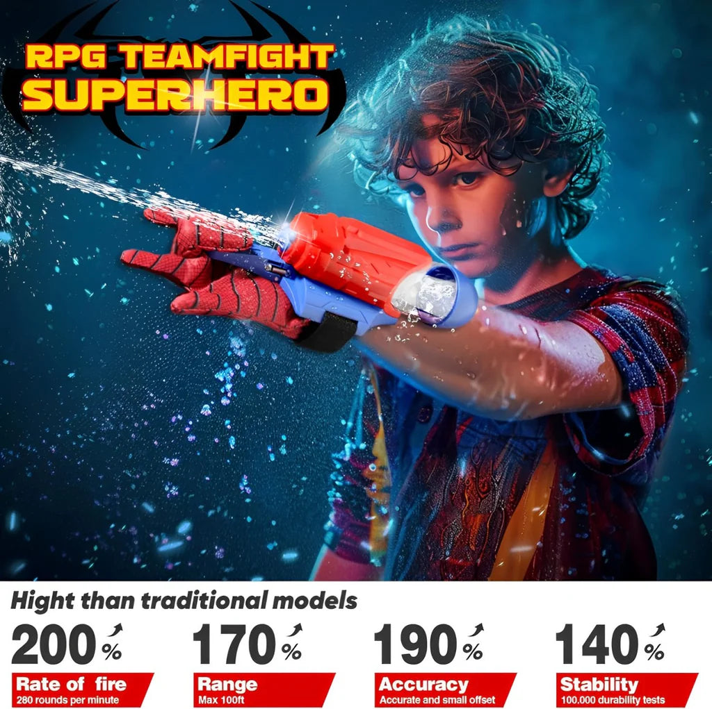 Spider-Man Inspired Design Water Gun Shooter
