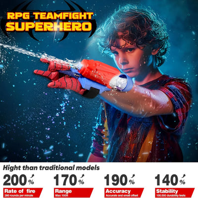 Spider-Man Inspired Design Water Gun Shooter
