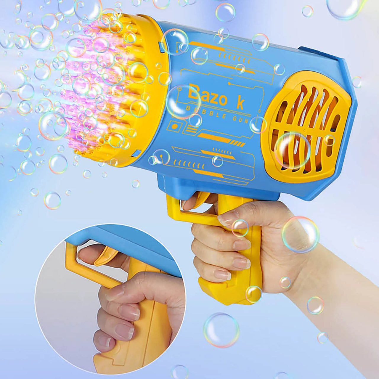 69 Holes Bazooka Bubble Machine Gun