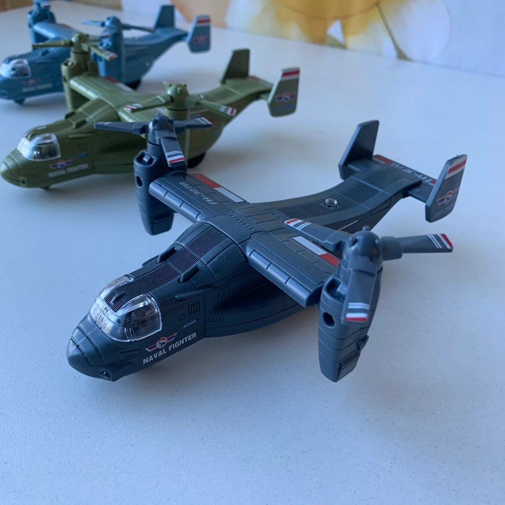 Pull Back Transport Plane