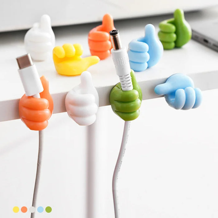 10pcs Hand shape Cable Gripper