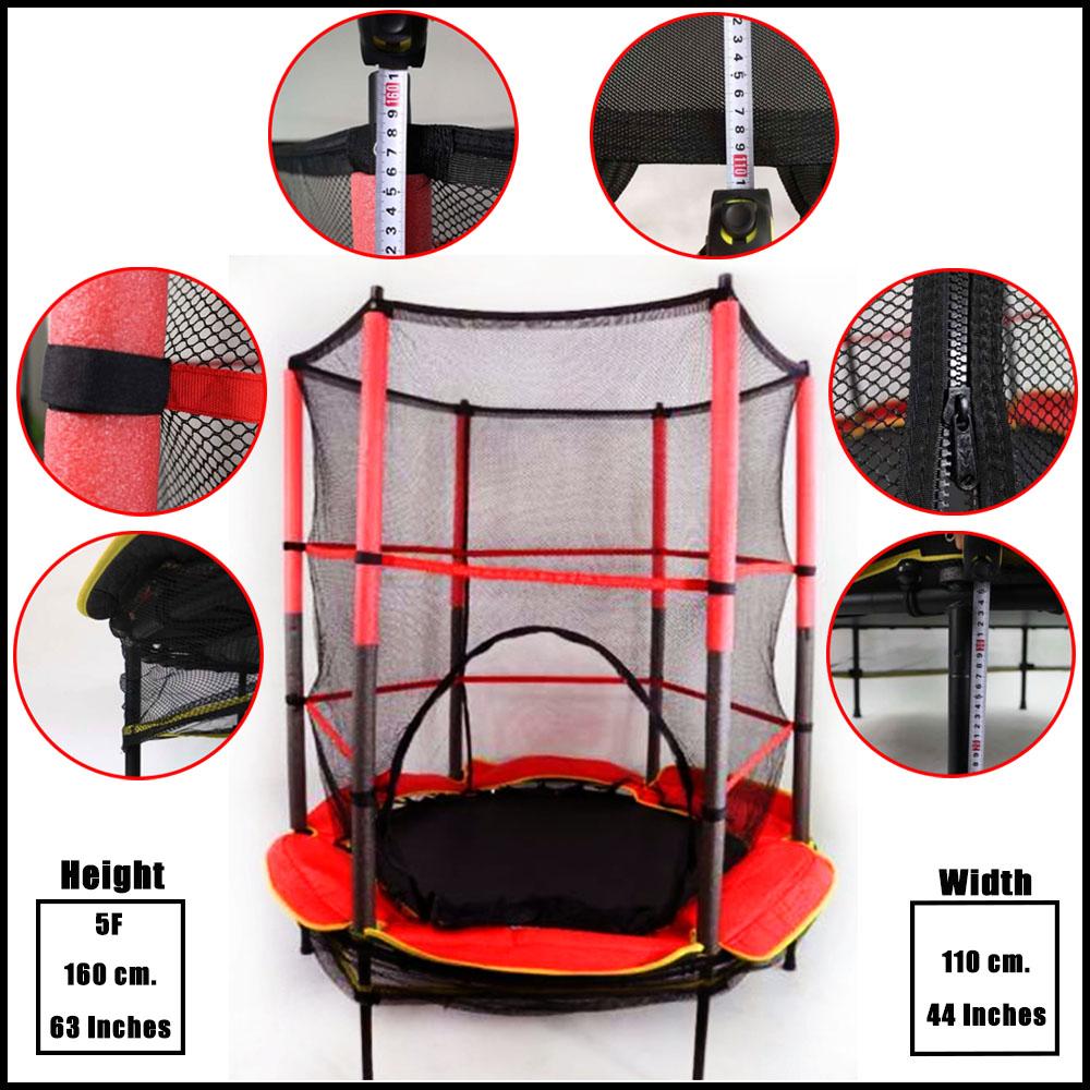 Buy Trampoline With Enclosure Net For Toddler 55 Inch Online In Pakistan At Toyzone ToyZone.Pk