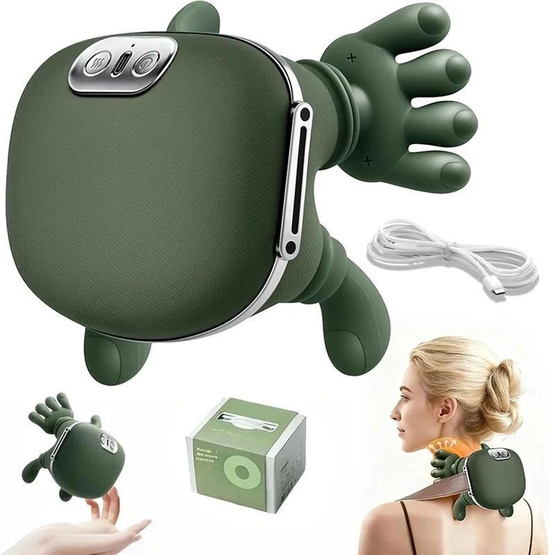 Wearable Electric Simulated Hand Neck And Shoulder Massager