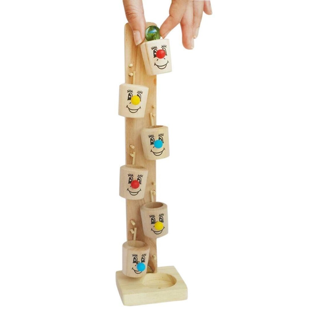 Wooden Clown Ball Table