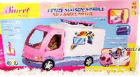 Thumbnail for Sweet Pink Camper Van Doll Playset