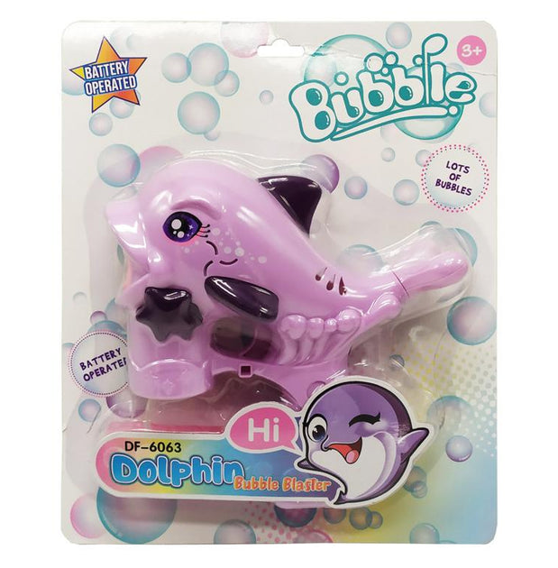 Dolphin Electric Bubble Gun Toy With Light