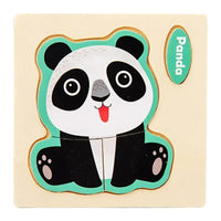 Thumbnail for Animal Shape Puzzle Toy-Panda