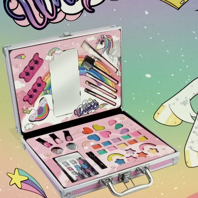 Premium Unicorn Makeup Beauty Brief Case