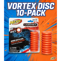 Thumbnail for Nerf Vortex Disc Refill 10-Pack by Hasbro — hero