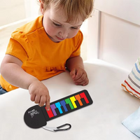 Thumbnail for Roll Up Silicone Piano Keyboard Key Chain