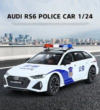 Thumbnail for Diecast 1:24 Audi RS6 Police Car