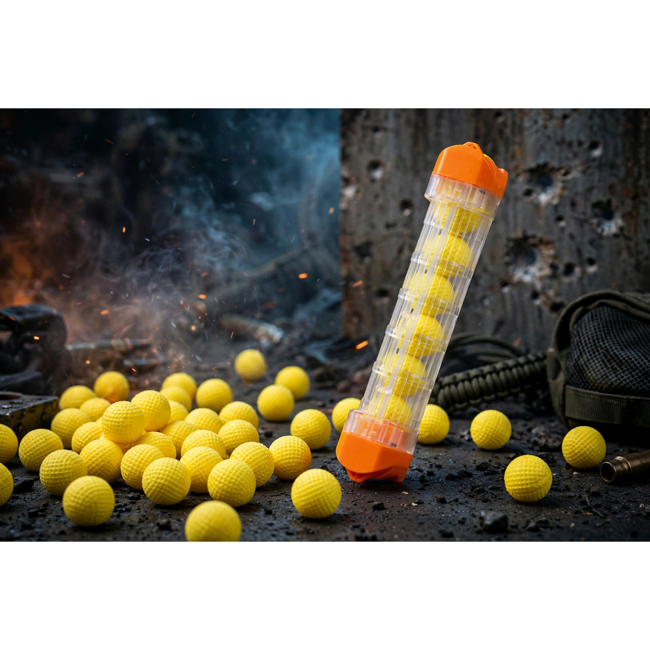 Nerf Rival 18-Round Refill Pack by Hasbro — in use