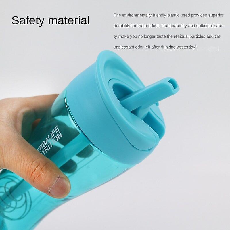 Transparent protein powder shake and Water bottle
