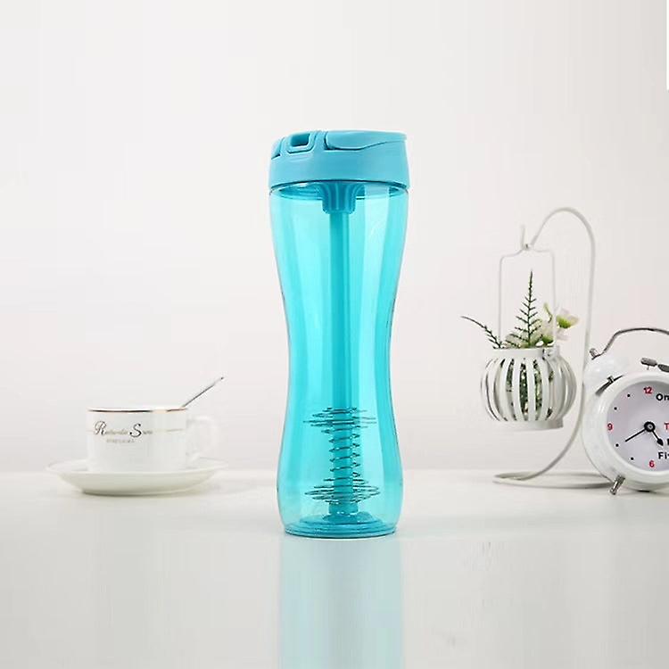 Transparent protein powder shake and Water bottle