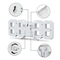 Thumbnail for Digital 3d Led Big Wall Desk Alarm Clock