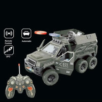 Flying Disc Saucer Military Army Remote Control Jeep