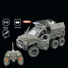 Flying Disc Saucer Military Army Remote Control Jeep