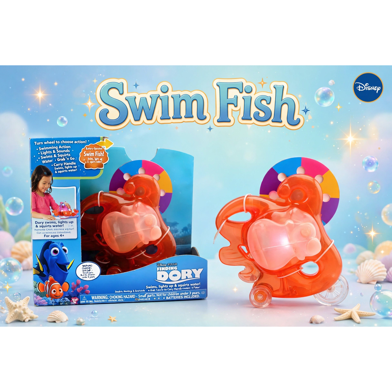 Disney Pixar Finding Dory Battery-Operated Swim Fish — hero
